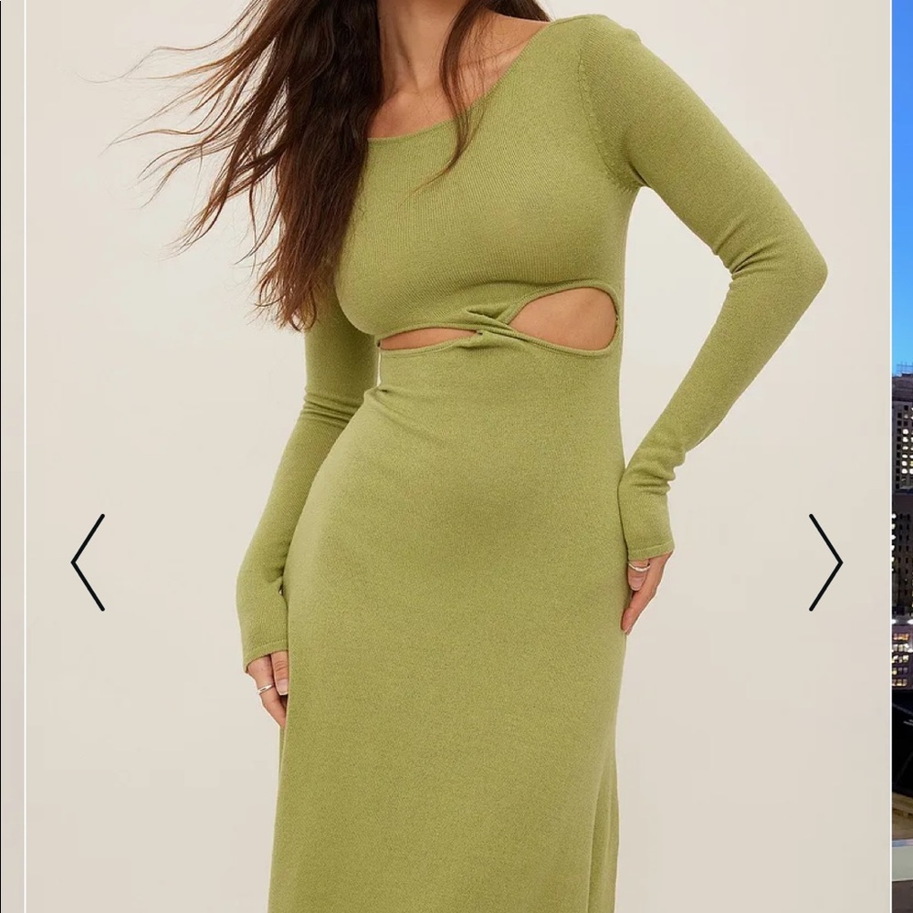 Rome Strijd X NA-KD CUT OUT LONG DRESS